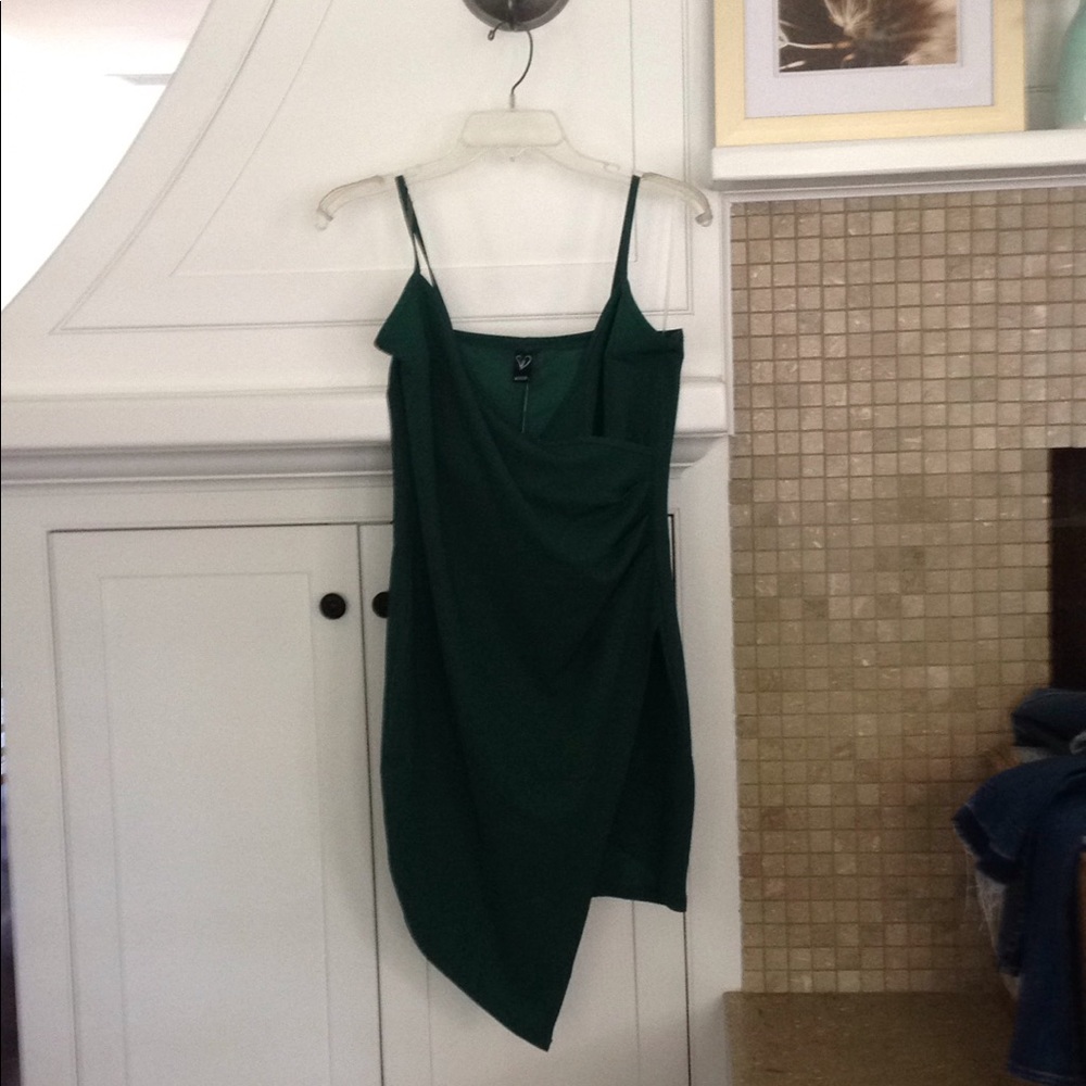 ⭐️ Green cocktail dress